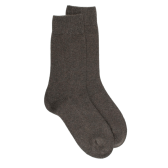 Merino wol en kasjmier sokken - donker kaki