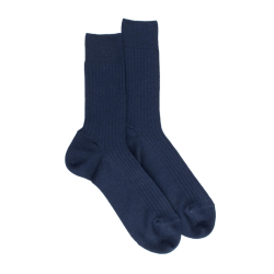 Dore Dore wollen sokken - Denimblauw
