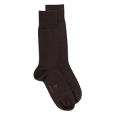 Heren Sensation Merino Wol & Egyptisch Katoen Sokken - Otter Bruin