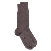 Heren Sensation Merino Wol & Egyptisch Katoen Sokken - Otter Bruin