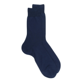 Heren Dore Dore Pure Cotton Socks - Sailor Blue