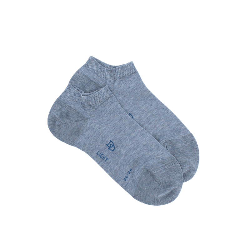 Damessokken van Schots garen - Gletsjerblauw