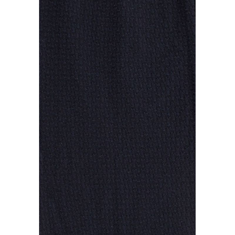 Panty met klein ruitjespatroon - marineblauw