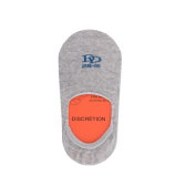 Onzichtbare sokken met antislip hielband - Grijs