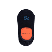 Onzichtbare sokken met antislip hielband - marineblauw